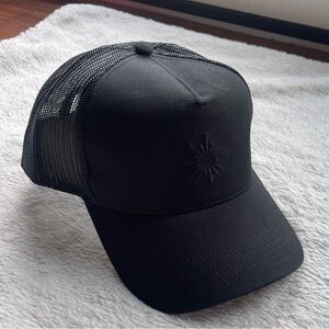 Aerie Offline black logo trucker hat